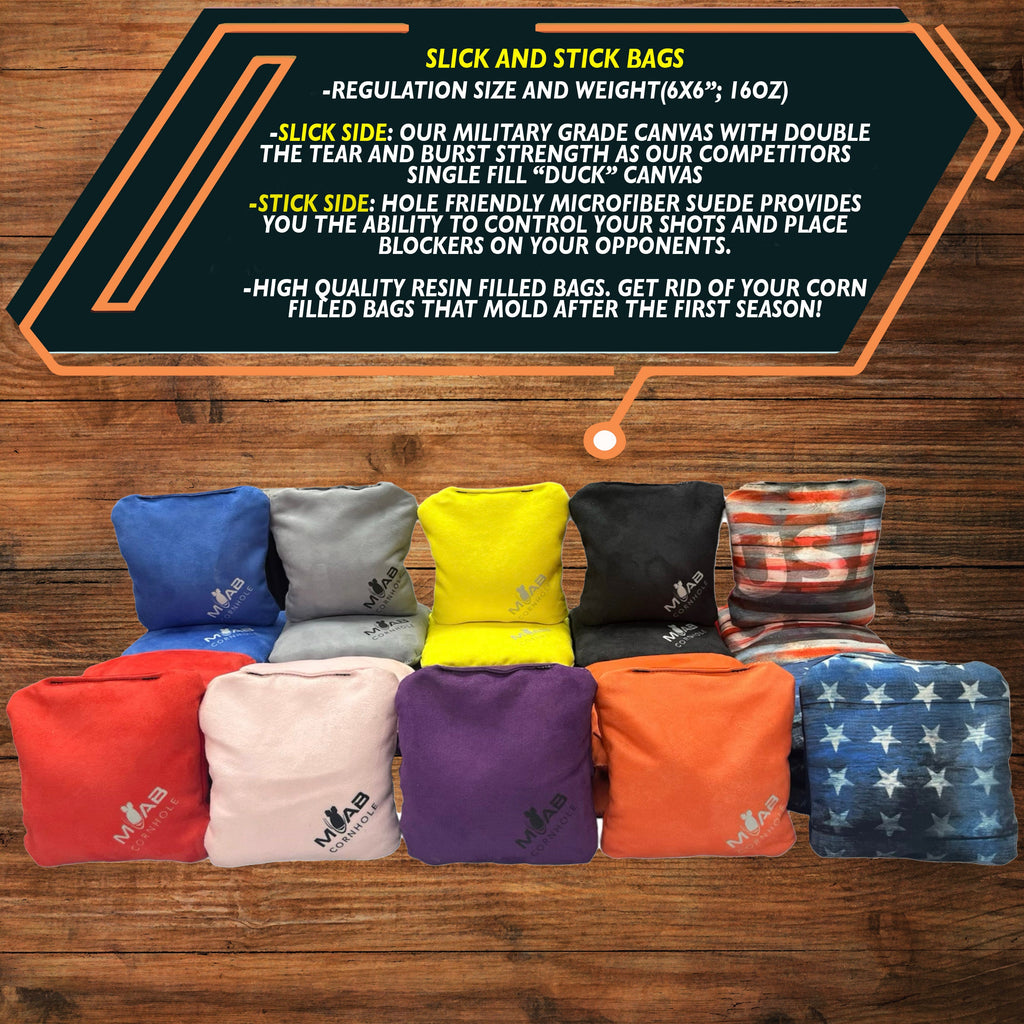 USA & Canadian Flag Cornhole Set