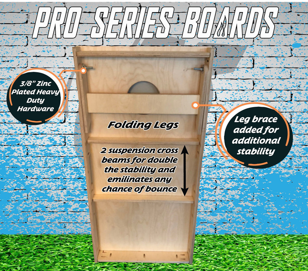 Blue Line Flag Police Cornhole Boards